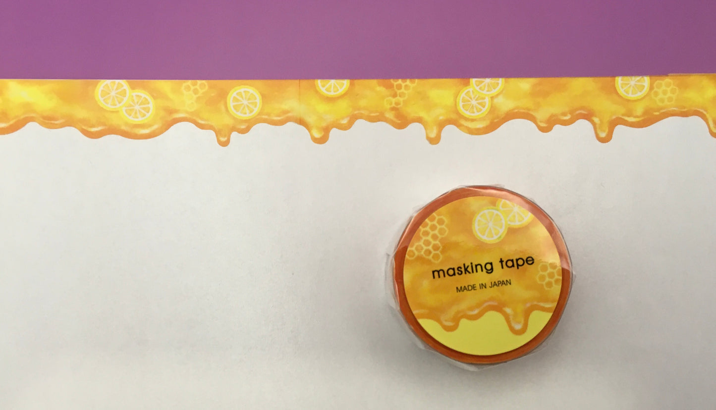 Die Cut Washi Tape (Honey Lemon)